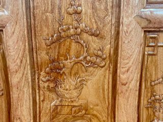 vách đục tranh tứ quý sinh động