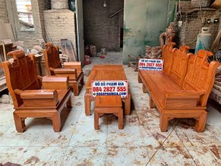 mẫu bàn ghế âu á gỗ gỗ đỏ cao cấp