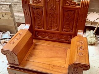 ghế đơn Âu Á tay hộp cá chép