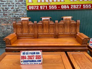 Đoản dài âu á gỗ hương đá lựa vân