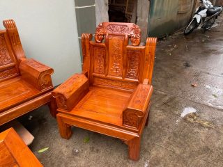 mẫu ghế đơn tay hộp chương voi