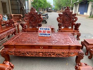 bàn trà rồng đỉnh siêu víp