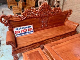 đoàn dài louis hoàng gia gỗ hương đá