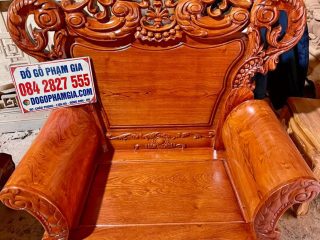 mẫu ghế đơn phong cách hoàng gia tân cổ điển