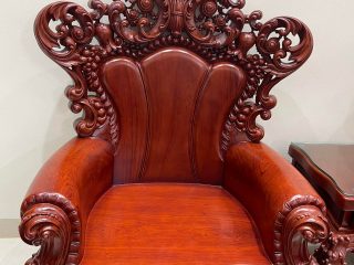 ghế đơn louis hoàng gia nguyên khối