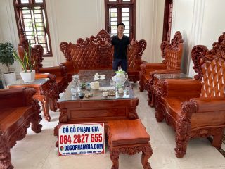 bàn ghế hoàng gia 10 món