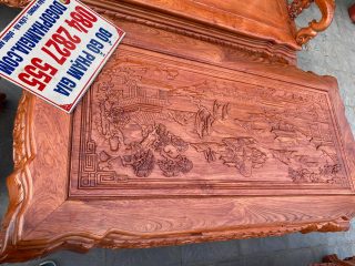 bàn minh quốc gỗ hương đá cao cấp