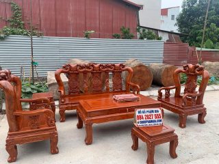 bàn ghế gỗ hương đá cao cấp