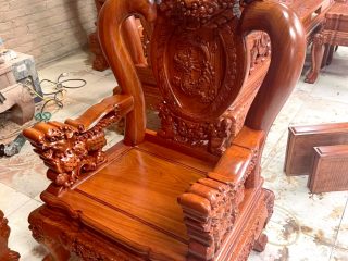 ghế đơn nghê bảo đỉnh vách rồng