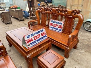 bàn ghế minh quốc đào gỗ hương xám lựa vân