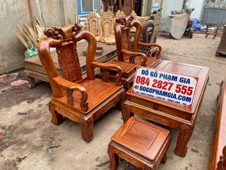 bộ bàn ghế quốc đào 6 món