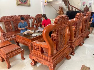 bàn ghế minh quốc voi cao cấp