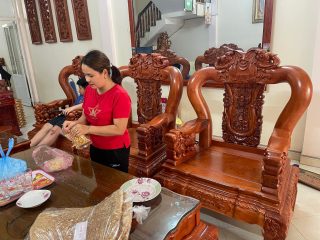 ghế đơn minh quốc voi