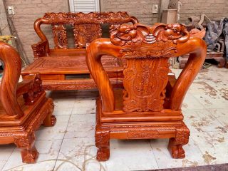 mặt sau của ghế đơn minh quốc voi