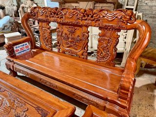 ghế minh quốc chương voi tay cột gỗ hương đá