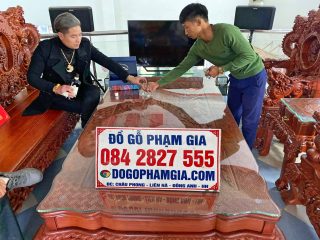 bàn gỗ hương đá mặt kính