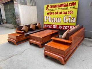 sofa đối mẫu đùi gà sang trọng, hiện đại