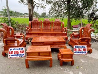 mẫu bàn ghế tần thủy hoàng gỗ hương đá