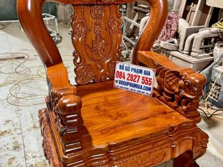 ghế đơn minh quốc gỗ hương đá hàng víp