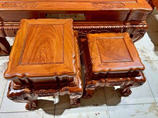 đôn minh quốc gỗ hương đá