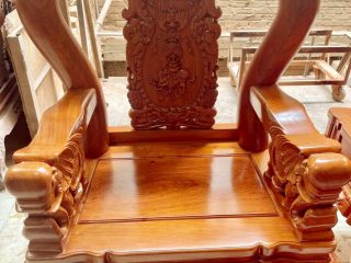 mẫu ghế đơn gỗ hương đá minh quốc