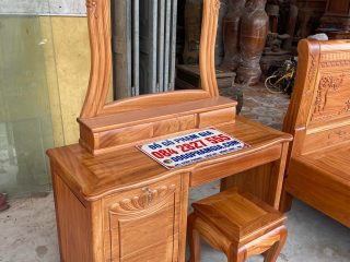 bàn trang điểm gỗ gõ đỏ cao cấp
