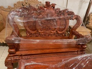 bộ bàn ghế minh quốc gỗ hương đá lựa vân