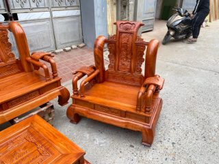 ghế đơn tần thủy hoàng vai cột liền