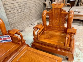 mẫu ghế đơn gỗ gõ đỏ cao cấp