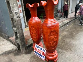 lục bình gỗ xà cừ đỏ