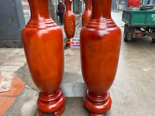 lục bình trơn gỗ xà cừ đỏ