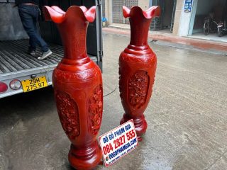 cặp lục bình gỗ cao cấp