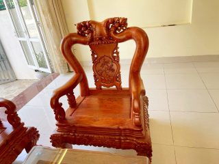 ghế đơn gỗ hương đá mẫu minh quốc