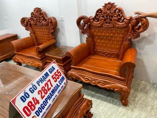 mẫu ghế đơn louis hoàng gia
