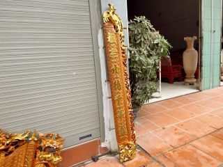 mẫu câu đối gỗ gụ cao cấp