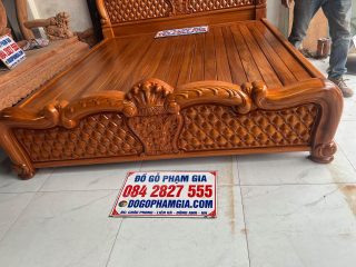 giường ngủ gỗ gõ đỏ cao cấp