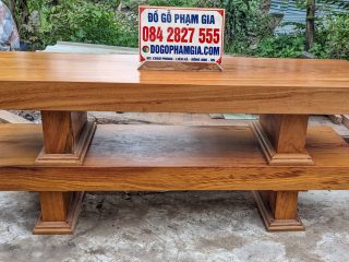 kệ tivi gỗ 2 tầng