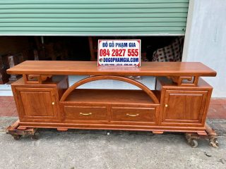 kệ tivi gỗ hương đá nguyên tấm