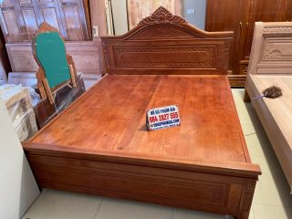 giường ngủ gỗ xoan đào 1m8x2m