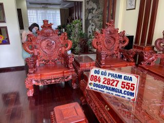 ghế đơn rồng đỉnh bề thế