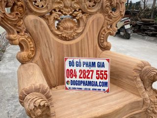 ghế đơn louis hoàng gia nguyên khối