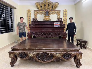 sập thờ tam cấp gỗ gụ tuyển chọn