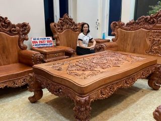 2 ghế đơn louis hoàng gia