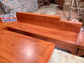 băng ghế sofa gỗ hương đá