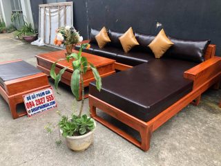mẫu sofa góc L dành cho phòng khách nhỏ