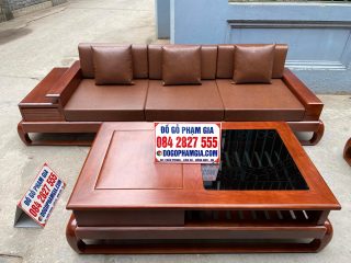 bàn trà gỗ hương đá