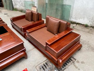 2 ghế đơn gỗ hương đá