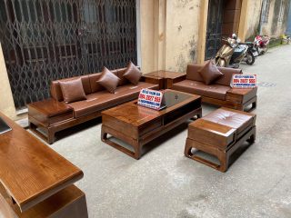 bộ sofa zito gỗ sồi nga sang trọng