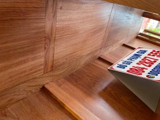 nóc tủ rượu gỗ hương đá