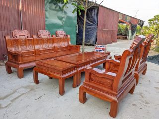 bàn ghế như ý gỗ hương đá